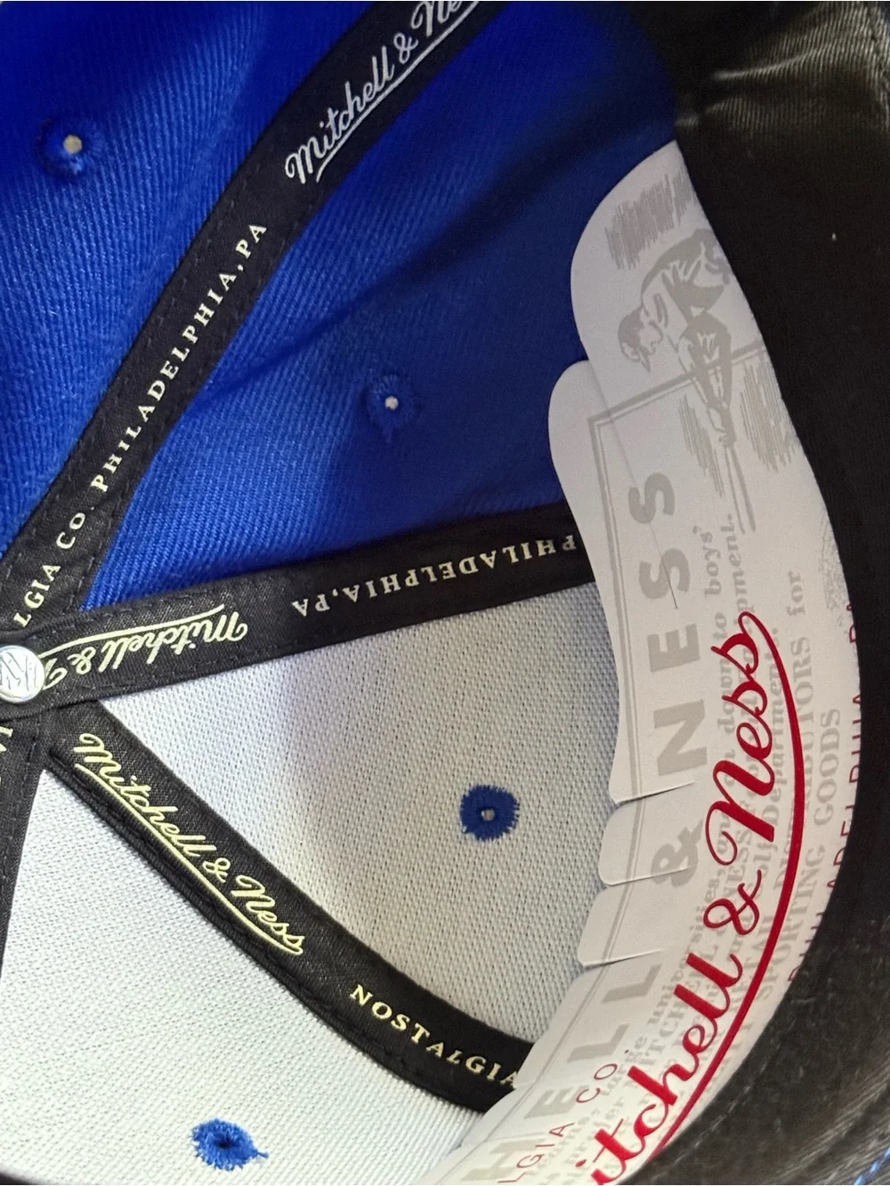 Mitchell & Ness Los Angeles Clippers Adjustable Snapback Hat